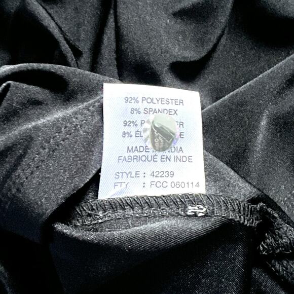 Jamie Sadock 1/2 Zip Golf Shirt Black Gray Texture Teal Aqua Sleeveless Polo M - Picture 8 of 11